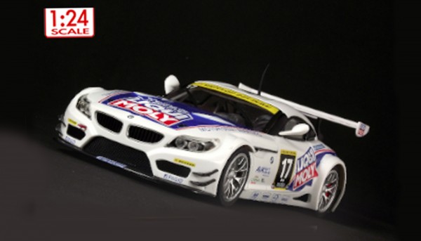 Slotcar 1:24 analog SCALEAUTO Z4 GT3 Dubai 2011 No. 17