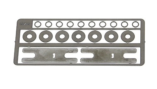 Distanz Slot.it Set 0,6mm (Metall) mit Zubehör für Ø2,38mm