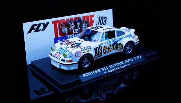 Slotcar 1:32 analog FLY 911 Tour Auto 1973 No. 103