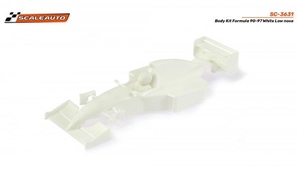 Karosseriebausatz SCALEAUTO White Kit f.Slotcars 1:32 SCALEAUTO Formula 90-97 m.Low Nose