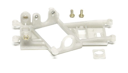 Achsträger Slot.it Anglewinder EVO6 Offset 1mm (Kunststoff) Medium mit Motorhalter für Boxer/Flat passend zu GT-1/LM-P