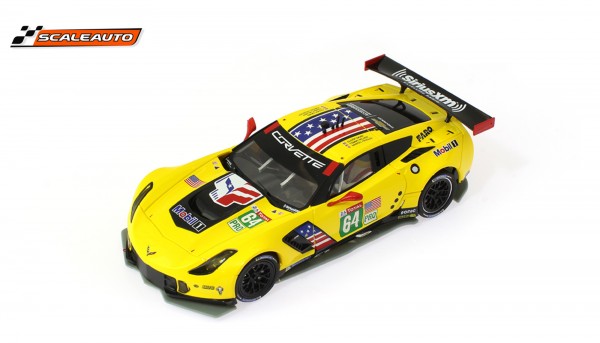 Slotcar 1:32 analog SCALEAUTO A7R GT3 Le Mans 2019 No. 64 m.Racing R T3 Anglewinder-Chassis