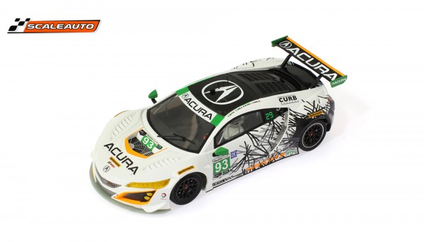 Slotcar 1:32 analog SCALEAUTO NSX GT3 Daytona 2019 No. 93 m.Racing R T3 Anglewinder-Chassis