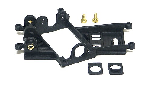 Motorhalter Slot.it Boxer/Flat Anglewinder EVO6 mit Hinterachsträger Plastik hart für Flut oder Long Can