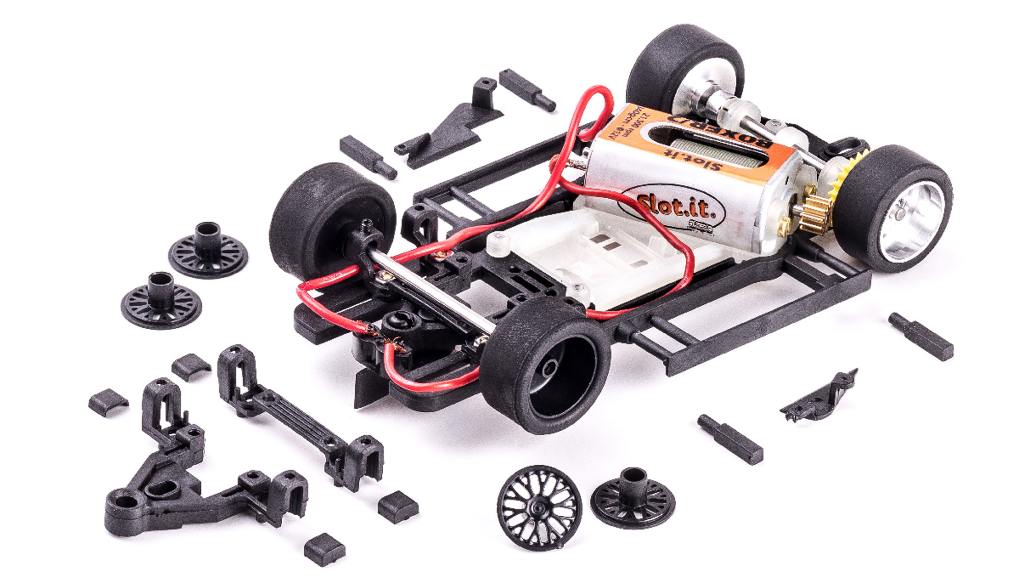 Slotcar Chassis Set 132 Analog Slotit Universal Hrs 2 Fahrwerk Radstand 64 90mm Anglewinder