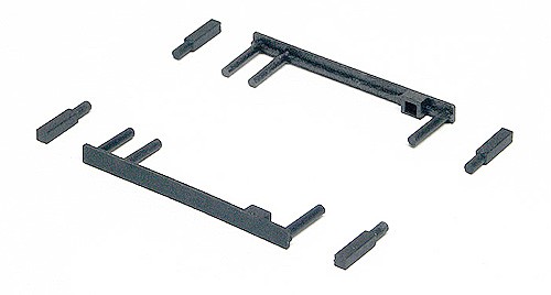 Montageadapter Slot.it HSR2 Body To Chassis Set (Plastik) für Karosseriebefestigung