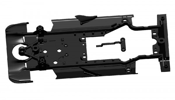 Fahrwerk 1:32 Slot.it Competition 3DP (Kunststoff) für Slot.it R18 Anglewinder für Standard-Leitkiel