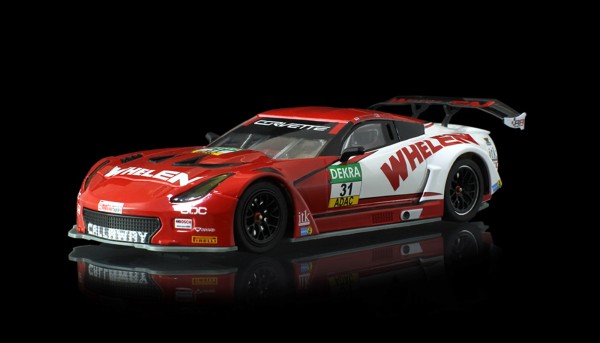 Slotcar 1:32 analog SCALEAUTO CAW GT3 Maters 2026 No. 31 m.Racing R T3 Anglewinder-Chassis